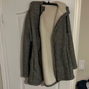 Joe fresh fleece lined almost new outer wear jacket. Only been worn like twice.